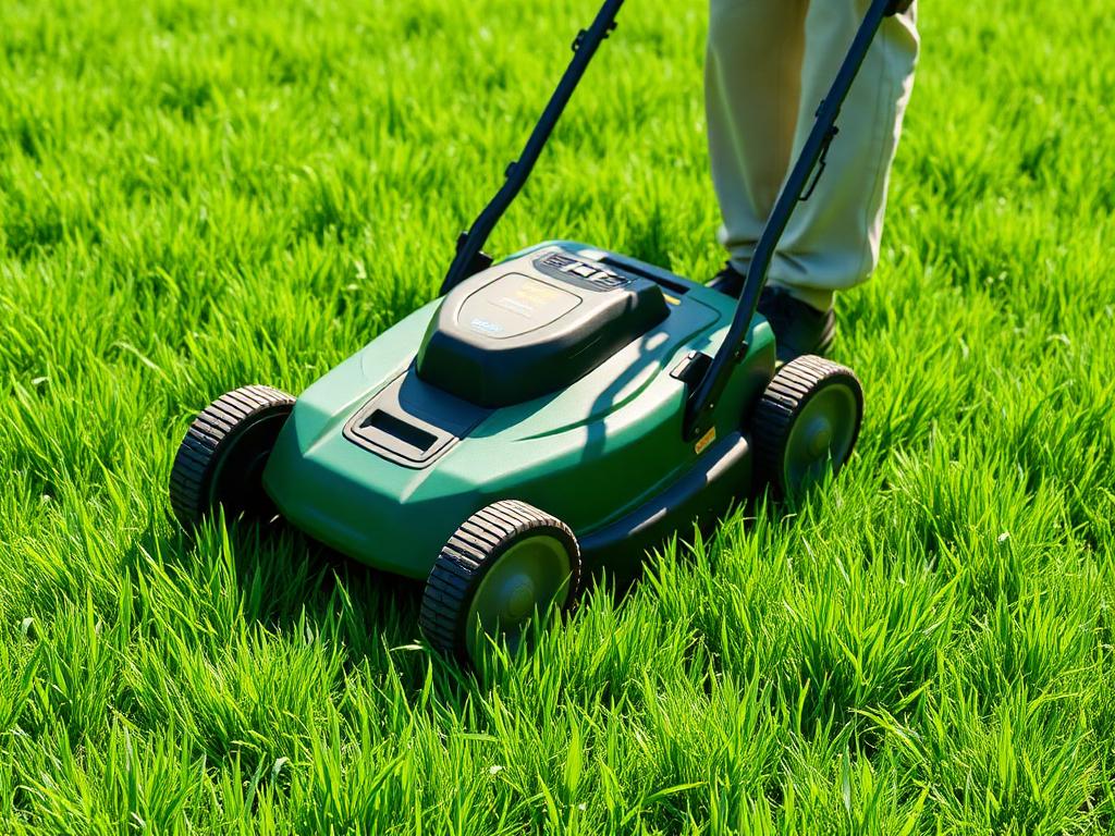 Lawn mowing